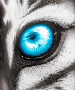 Tiger Blue Eyes diamond painting
