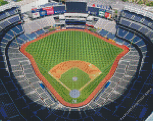 Yankee Stadium diamond painting