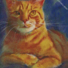 Yellow Cat Art diamond painting