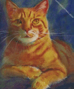 Yellow Cat Art diamond painting