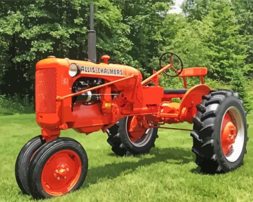 Aesthetic Allis Chalmers Engines diamond painting