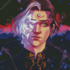 Aesthetic Emet Selch diamond painting