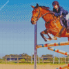 Aesthetic Horse Jump diamond painting