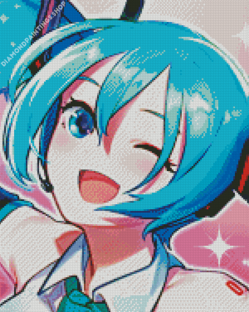 Aesthetic Miku diamond painting