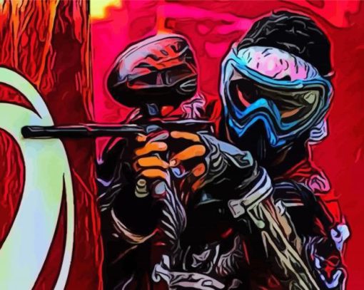 Aesthetic Paintball Art diamond painting