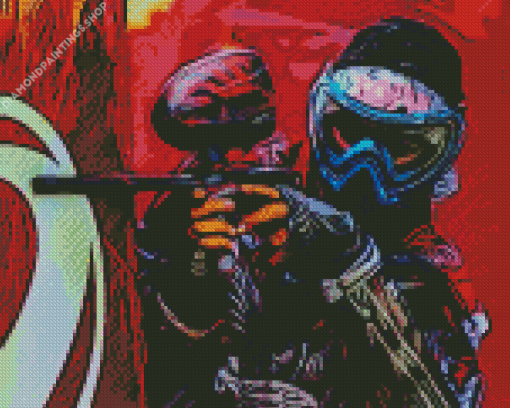 Aesthetic Paintball Art diamond painting