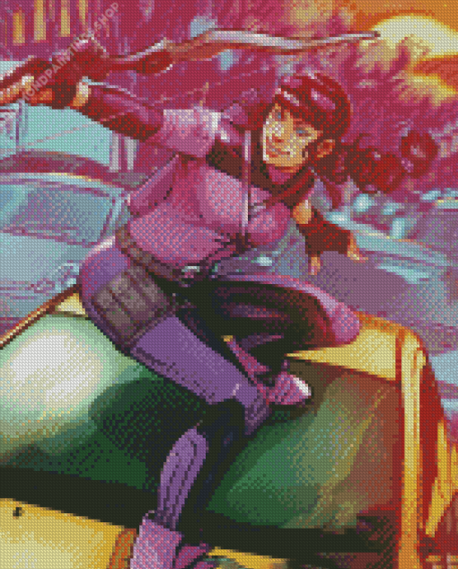 Aesthetic Kate Bishop diamond painting