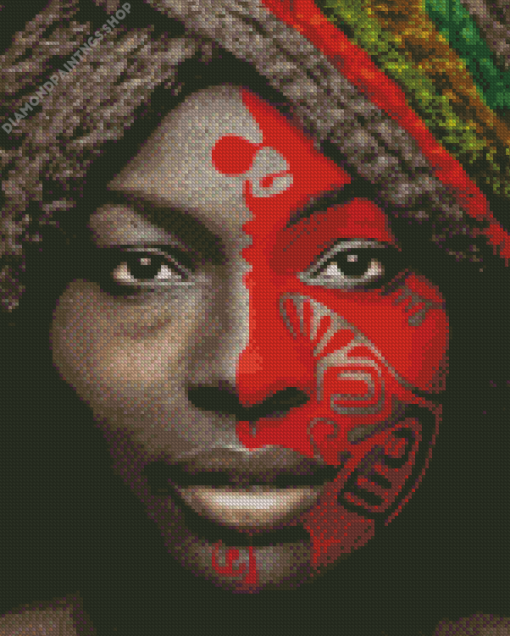 African Faces Woman diamond painting