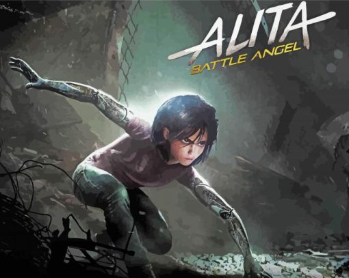 Alita Battle Angel Poster diamond painting