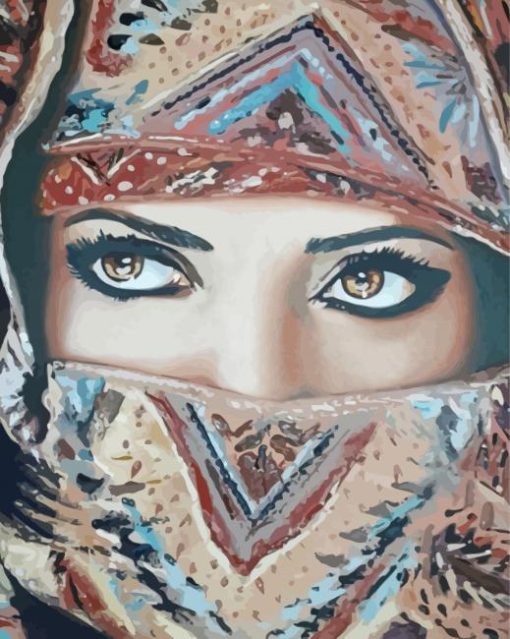 Arab Lady diamond painting