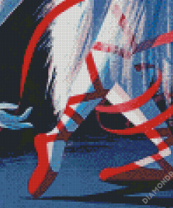 Ballerina Red Shoes diamond painting