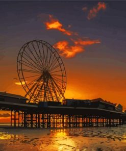 Blackpool At Sunset diamond painting