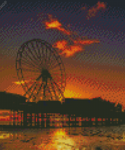 Blackpool At Sunset diamond painting