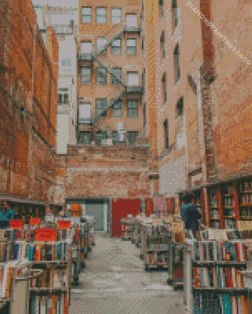 Brattle Book Shop Boston diamond painting