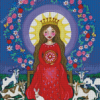 Capricorn Zodiac Queen diamond painting