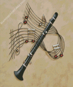 Clarinet Musical Instrument diamond painting
