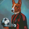 Cool Dog Football diamond painting