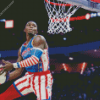 Cool Harlem Globetrotters Player diamond painting