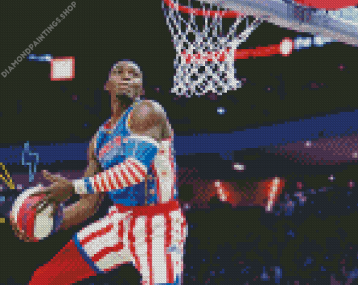 Cool Harlem Globetrotters Player diamond painting