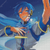 Cool Kaito Vocaloid diamond painting