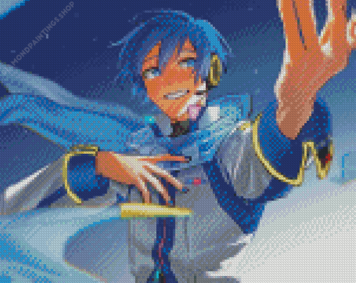 Cool Kaito Vocaloid diamond painting