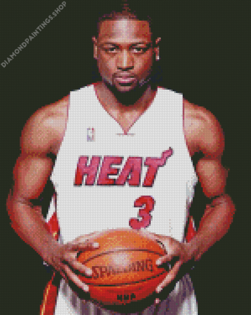 Dwyane Wade Basketball diamond painting