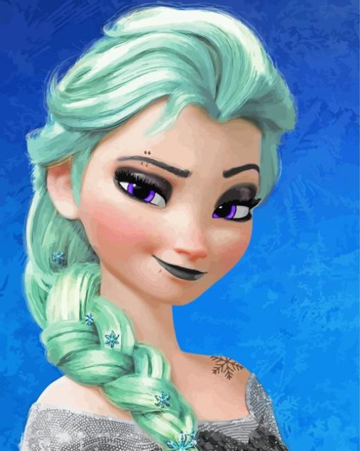 Elsa Modern Disney Character diamond painting