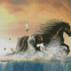 Fantasy Horse Waterfall diamond painting