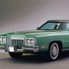 Green Vintage Cadillacs diamond painting