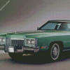 Green Vintage Cadillacs diamond painting