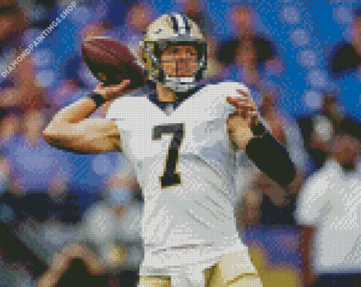 Handsome Taysom Hill diamond painting