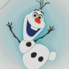 Happy Olaf diamond painting