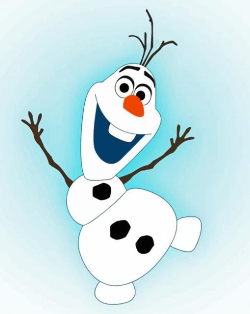 Happy Olaf diamond painting