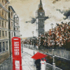 London Couple Walking Art diamond painting