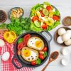 Morning Breakfast Egg And Salad diamond painting