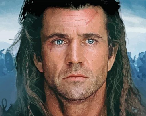 Movie character William Wallace diamond painting