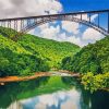 New River Gorge Bridge West Virginia diamond painting