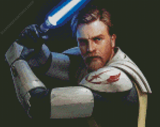 Obi One diamond painting