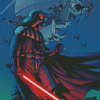 Skywalker And Death Star diamond painting