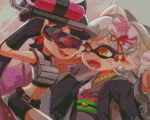 Squid Sisters diamond painting