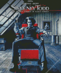 Sweeney Todd Movie Poster diamond painting