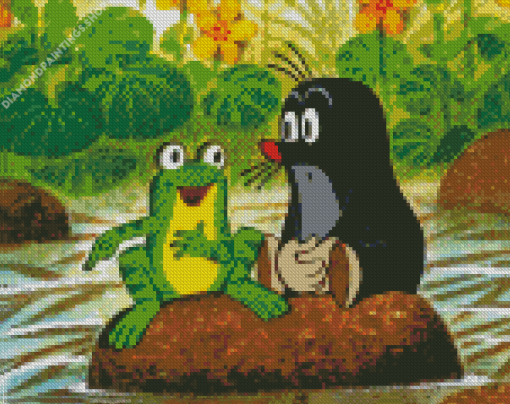 The Little Mole And The Frog diamond painting