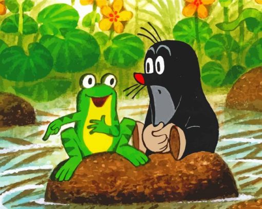 The Little Mole And The Frog diamond painting