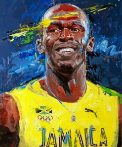 Usain Bolt Art diamond painting
