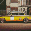 Yellow BMW E10 diamond painting