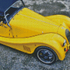 Yellow Morgan Car diamond painting