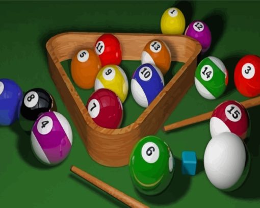 8 Ball Pool diamond painting