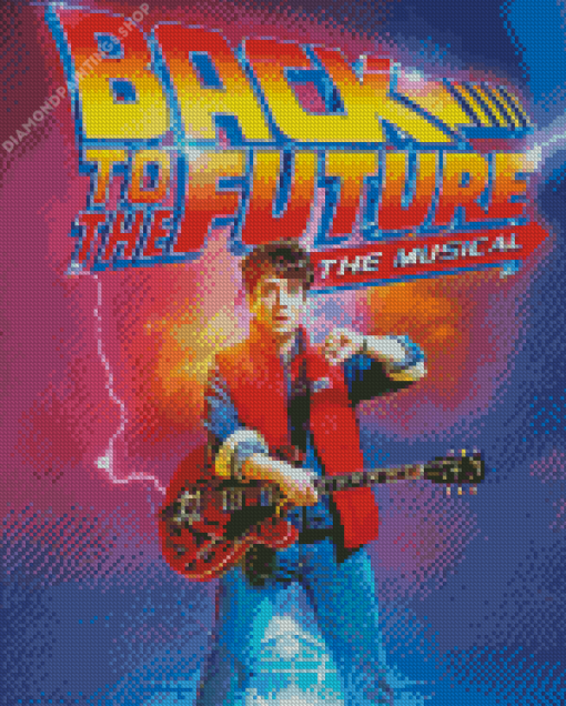 Back To The Future Movie diamond painting