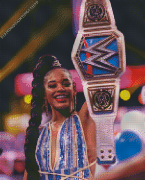 Bianca Belair Professional Wrestler diamond painting