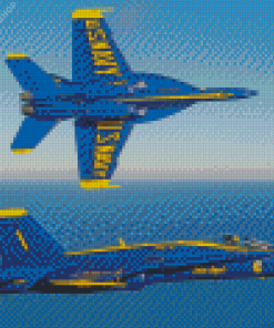 Blue Angels Airplanes Flying diamond painting